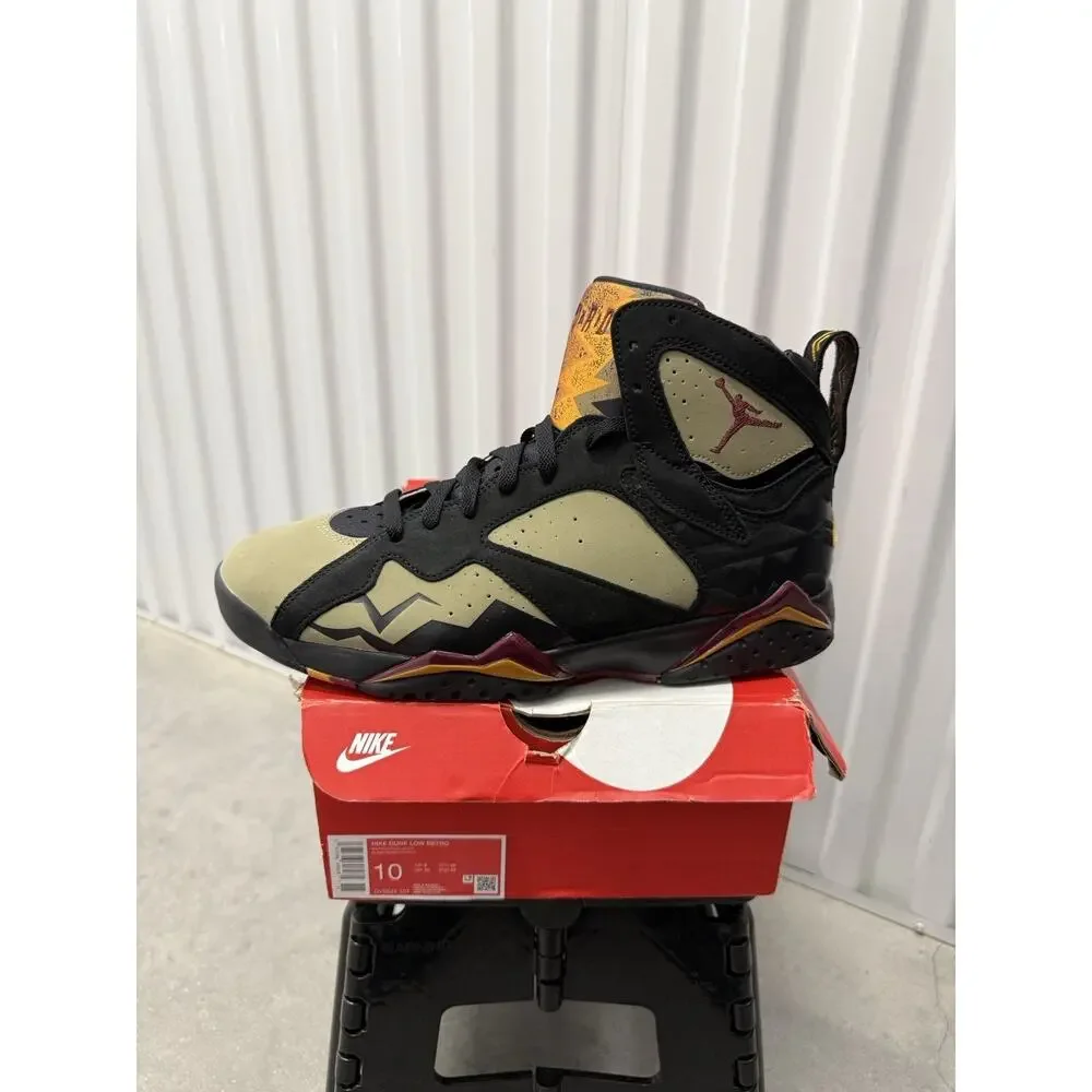 Nike Air Jordan 7 Black Olive Black Cherrywood Size 11.5 Men's - DN9782-001